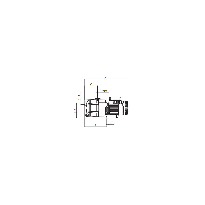 Pompe auto-amorçante DAB JET 102 M CONTROL-D – Débit 3,6 m³/h