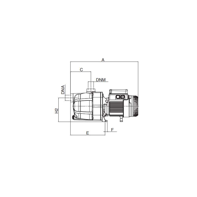 Pompe auto-amorçante DAB JET 132 M avec Control D-SET – Alimentation en eau domestique et irrigation 4,8 m³/h