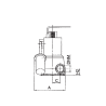 Pompe submersible manuelle NOVA 180 MNA eaux claires 5 m³/h