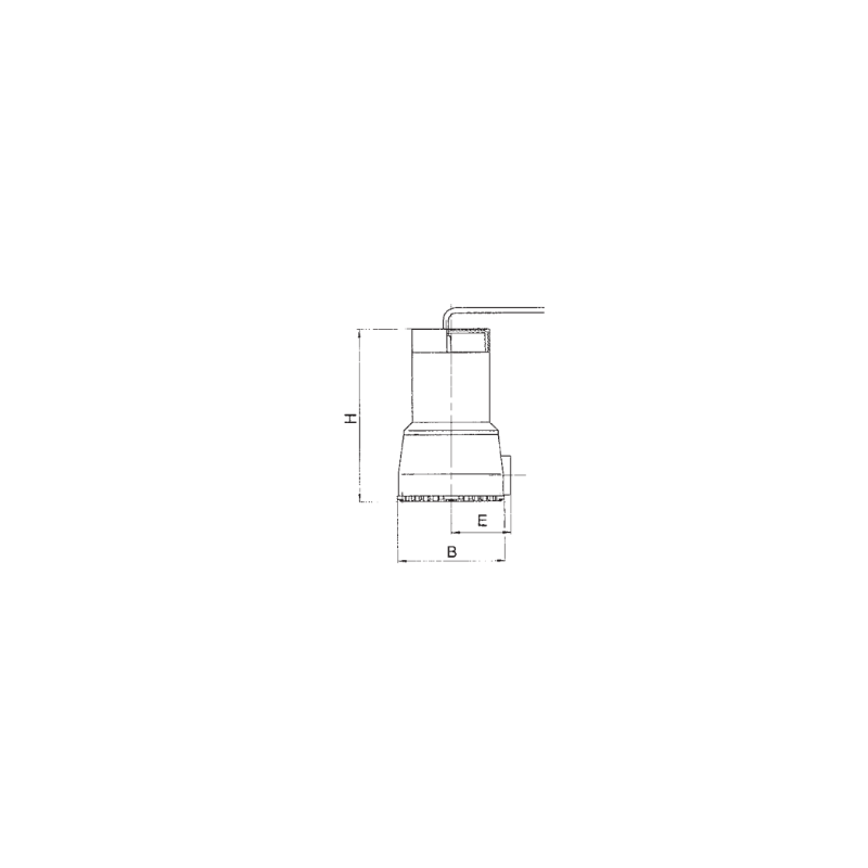 Pompe submersible manuelle NOVA 200 MNA 12 m³/h