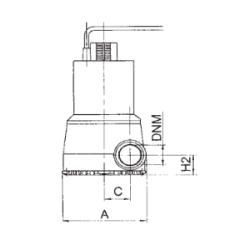 Pompe submersible manuelle NOVA 200 MNA 12 m³/h