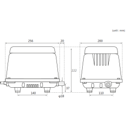 Compresseur d'air à membrane HP-150 - HIBLOW