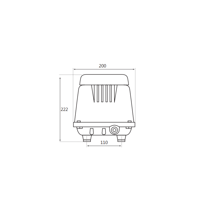 Compresseur d'air à membrane HP-200 - HIBLOW