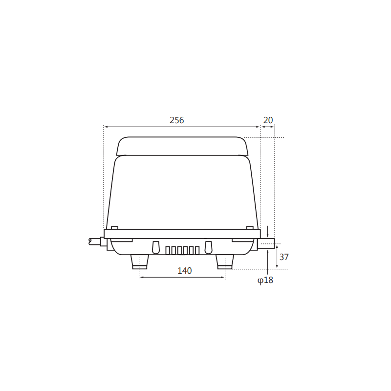 Compresseur d'air à membrane HP-200 - HIBLOW