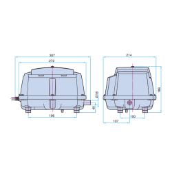 Compresseur pour microstation 80 L/min – Nitto Kohki LA-80B